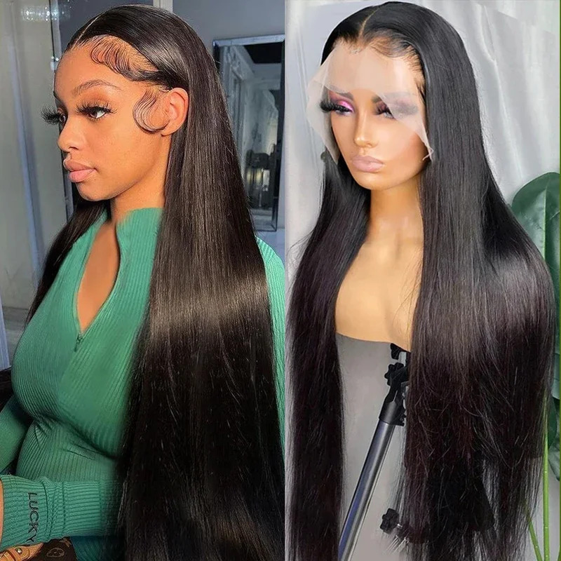 Lace Front Wigs - HD 투명 360 전면 4X4 클로저