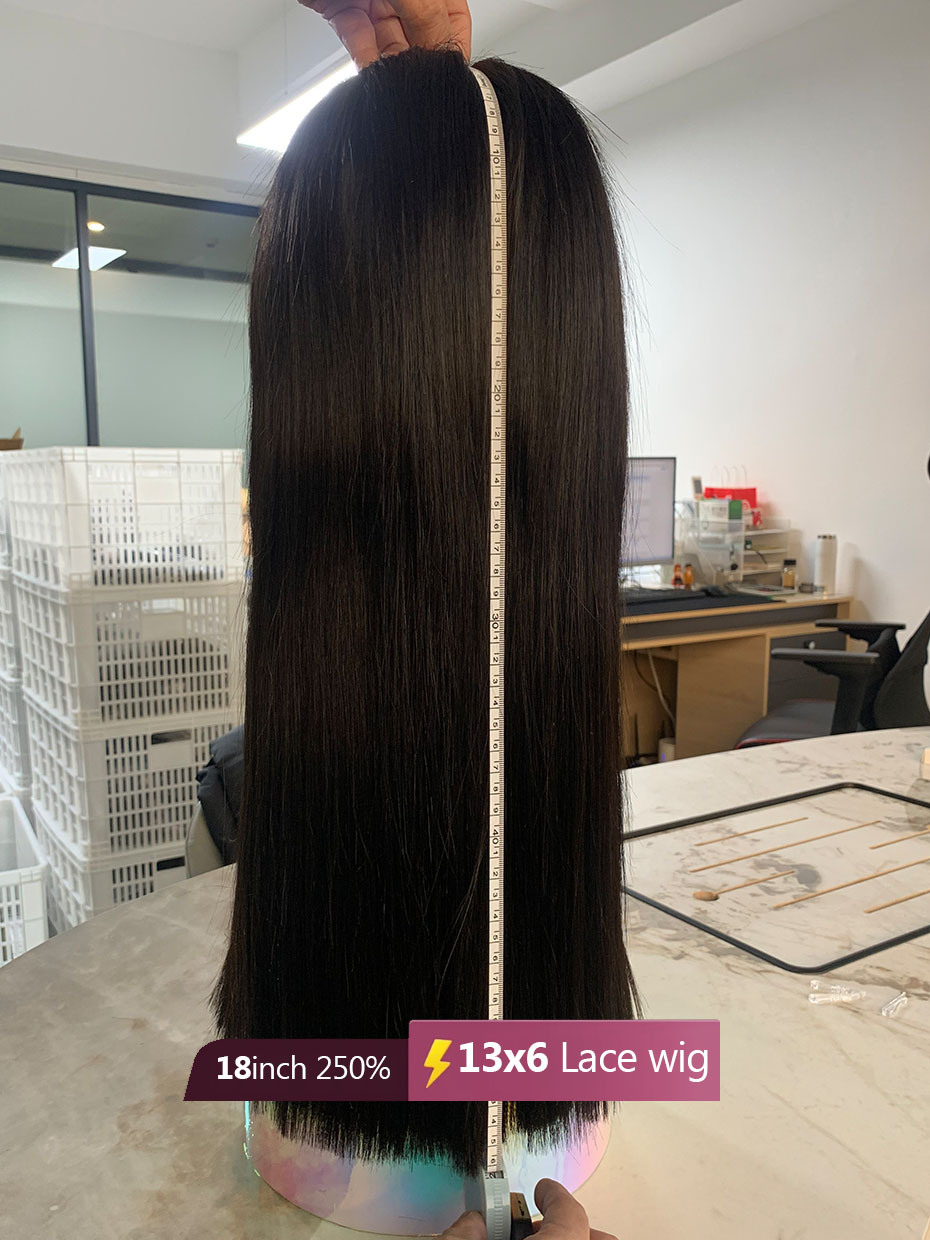 Lace Front Wigs - 13x6 밥 가발 100% 인모 5x5