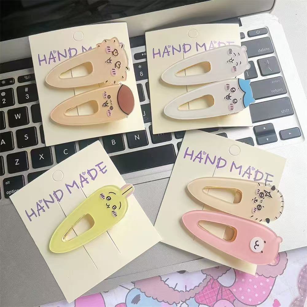 귀여운 치카와 캐릭터 헤어 클립 귀여운 만화 아크릴 덕 - Hair Bundles 리뷰 및 가격