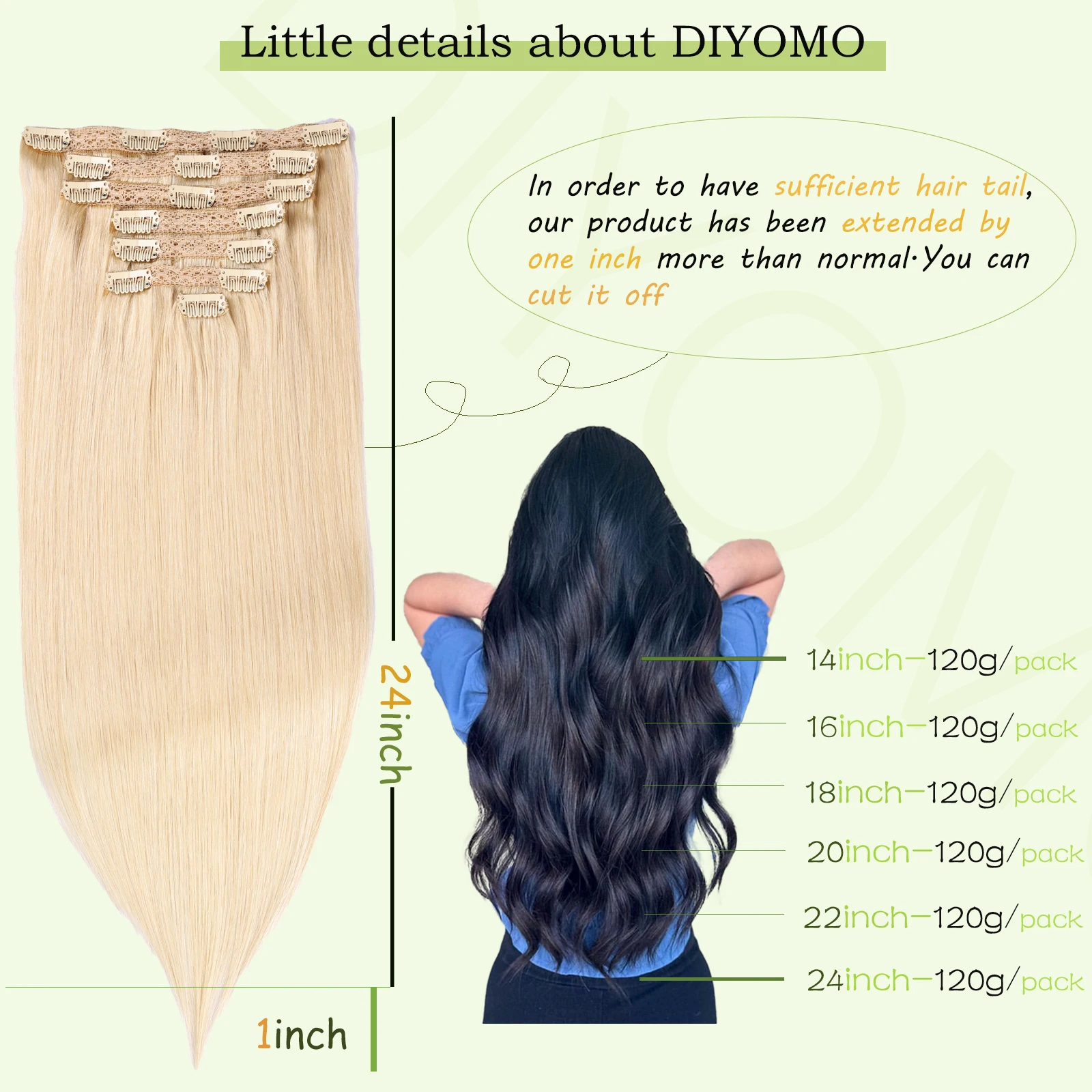 내추럴 블랙 스트레이트 PU 클립형 헤어 익스텐션 10 - Invisible Tape In Extensions Real Hair 리뷰 및 가격