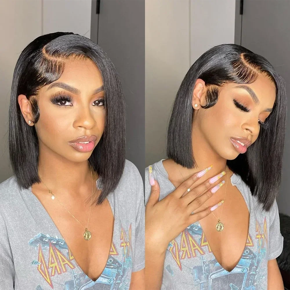 2026년 신제품: 흑인 여성을 위한 HD 밥 스타일의 - Glueless Wear And Go Human Hair Wig 리뷰 및 가격