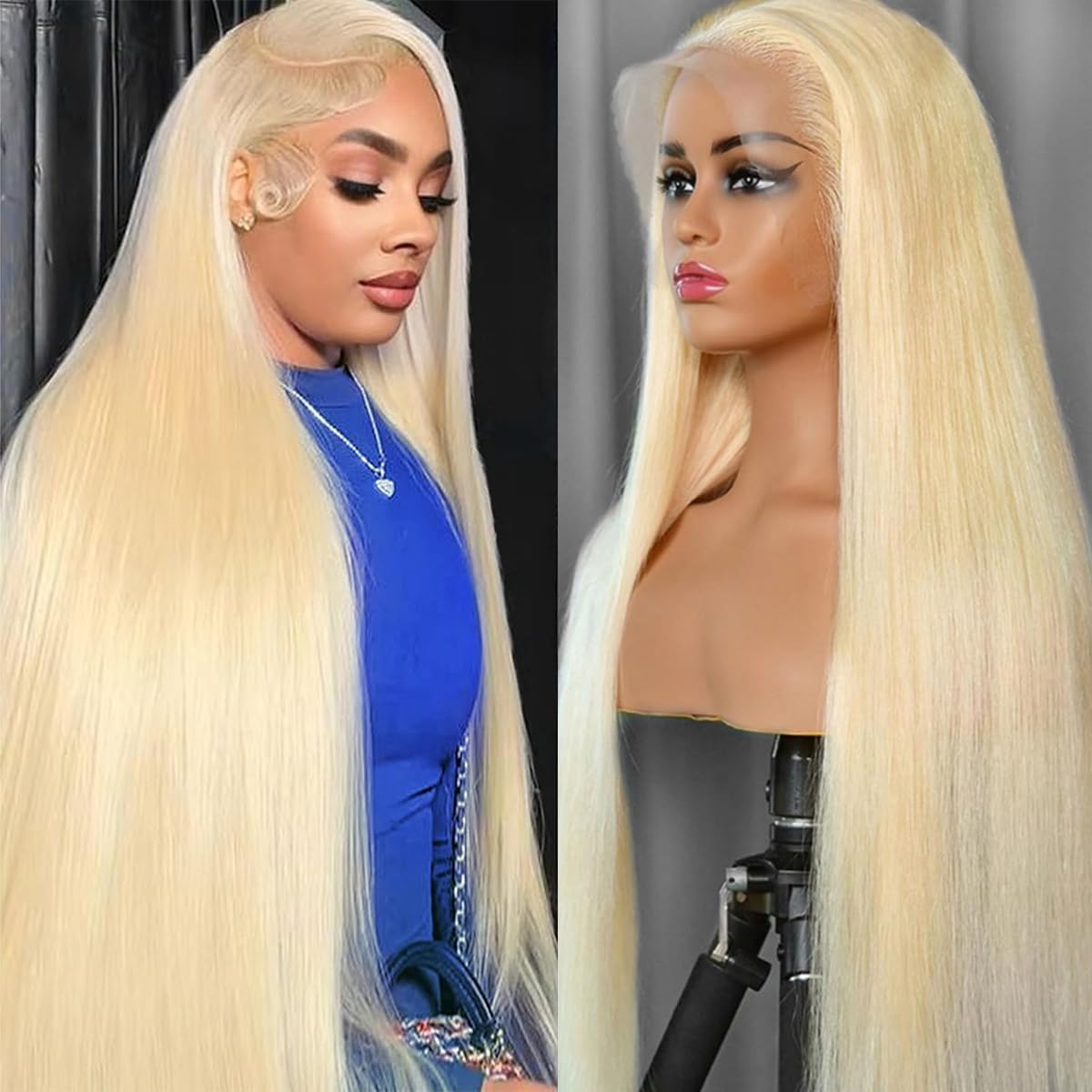 13x6, 613번 밝은 금발, HD 레이스 프런트,  - 613 Blonde Body Wave Lace Front Wig 리뷰 및 가격
