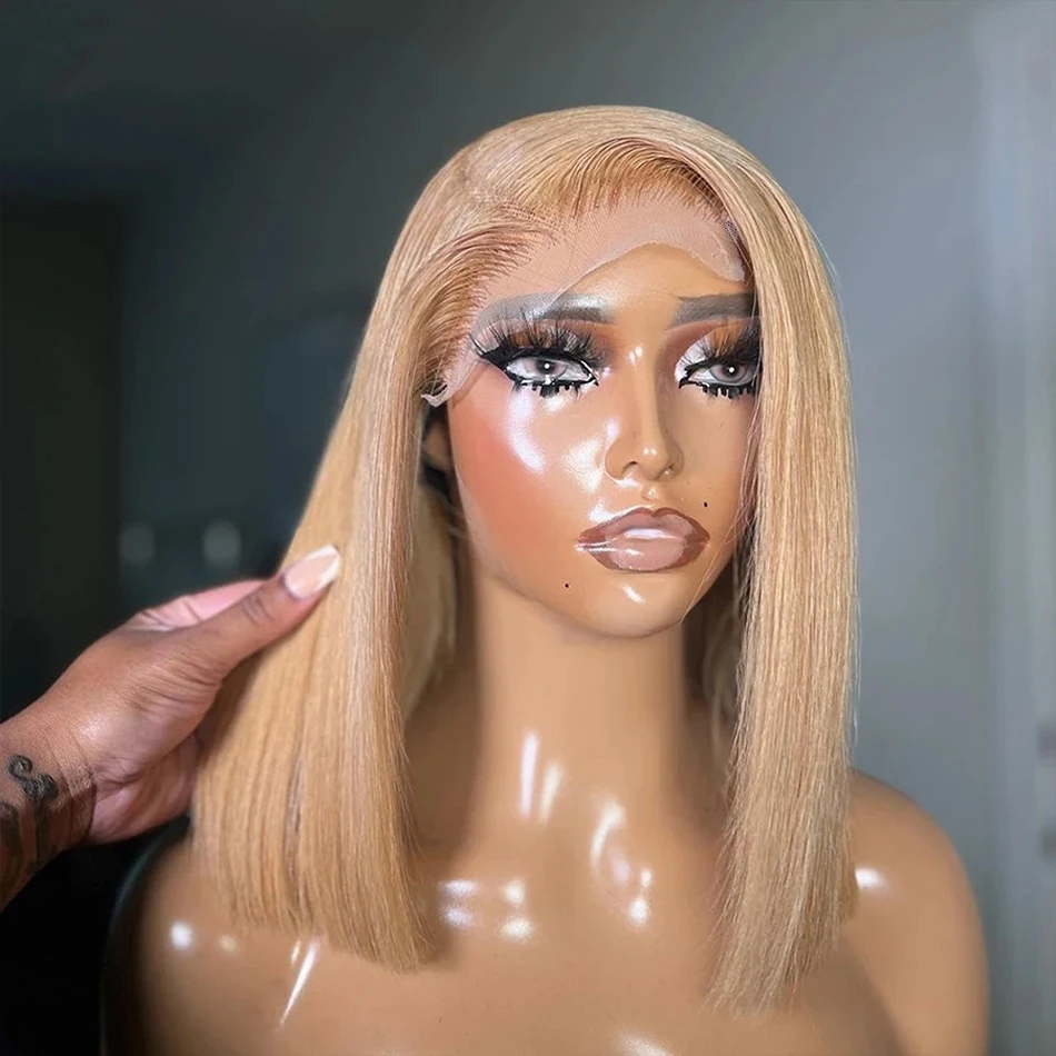 27 #   허니 블론드 레이스 프론탈 가발 13x4  - Glueless Wear And Go Human Hair Wig 리뷰 및 가격