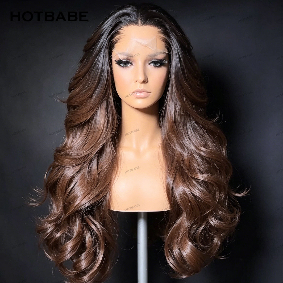 글루리스 인모 가발 1B/4 브라운 바디 웨이브 웨어앤 - Glueless Wear And Go Human Hair Wig 리뷰 및 가격
