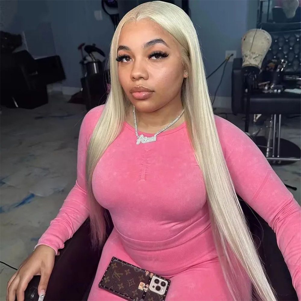 200% 밀도 613 블론드 본 스트레이트 13x6 H - Hd Lace Frontal Wig Human Hair Pre Plucked 리뷰 및 가격