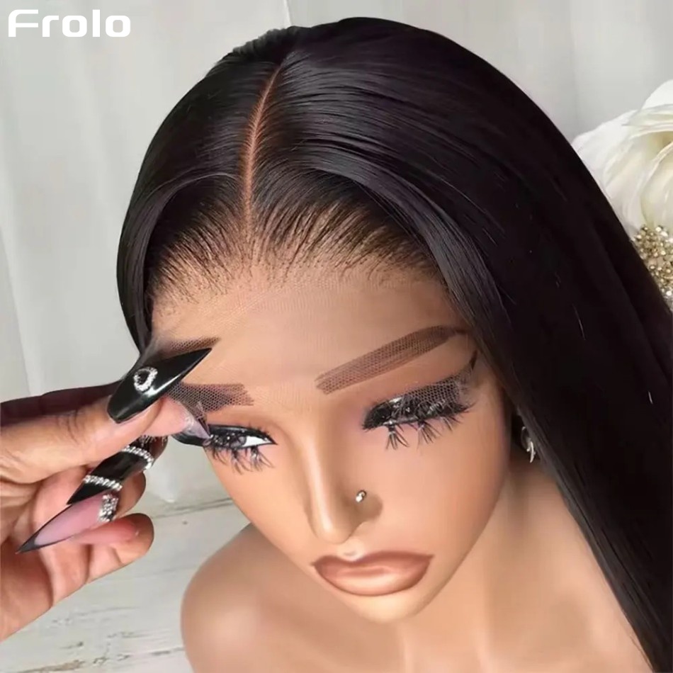 글루리스 본 스트레이트 인모 가발 220 밀도 13X4 - Human Hair Wigs 리뷰 및 가격